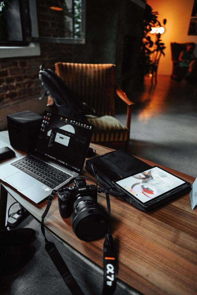 equipo de grabación profesional para creación de contenido en Medellín
